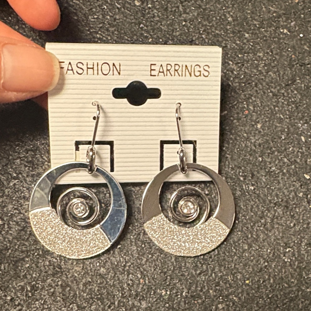 Silver Fashion Earrings